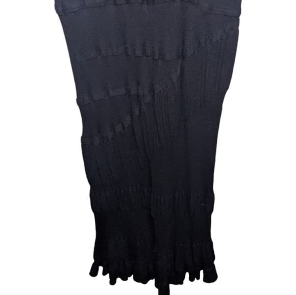 NWT Anthropologie Black Midi Sweater Dress – Size M 🖤 - Picture 9 of 11